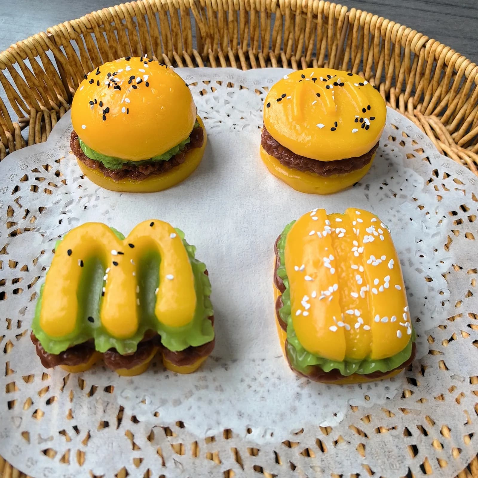 Burger and Hot Dog Assortment Squishy
