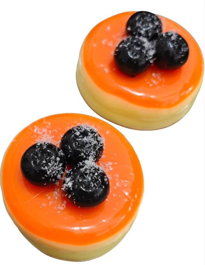 Blueberry-Topped Souffle Squishy