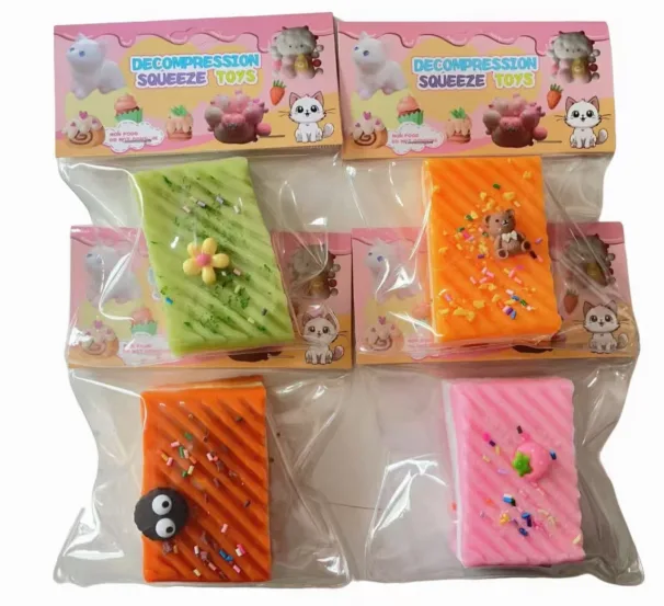 Colorful Square Cake Squishy