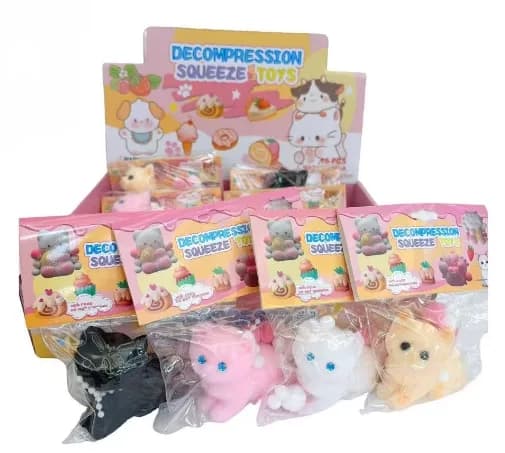 Colorful Cat Assortment Squishy