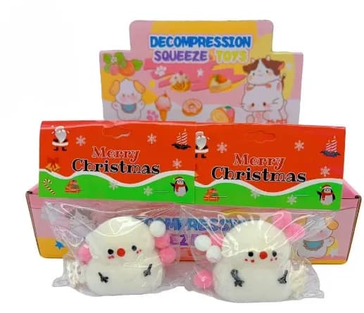 Christmas Snowman Squishy