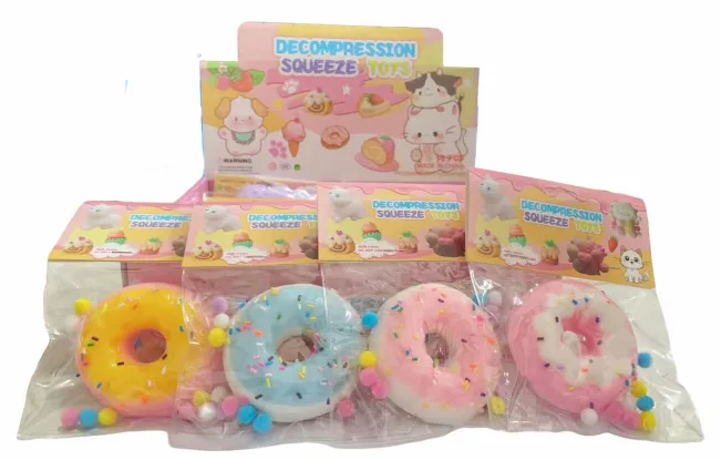Colorful Donut Squishy