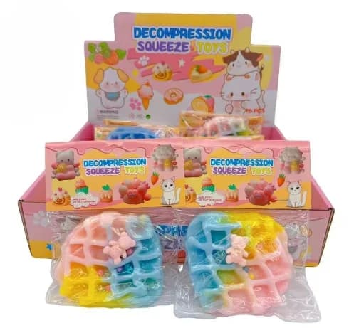Three-Color Waffle Squishy