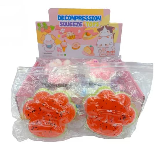 Large Watermelon Cat Paw Squishy
