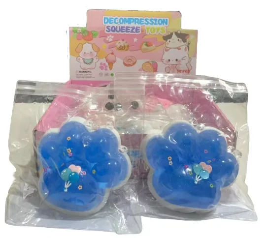 Large Blue Cat Paw Squishy